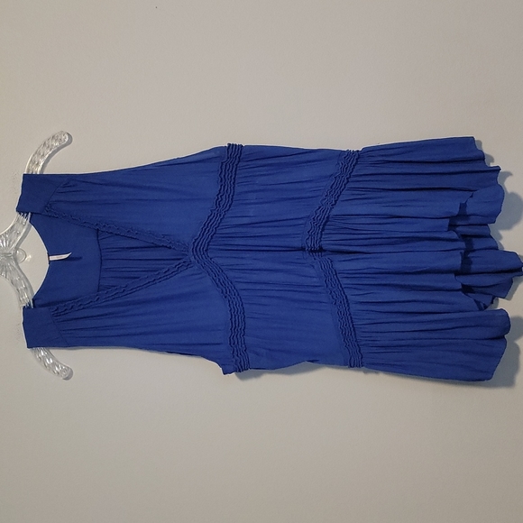 Free People Tops - Free People Purple Haze Tunic in Royal Blue Size Medium